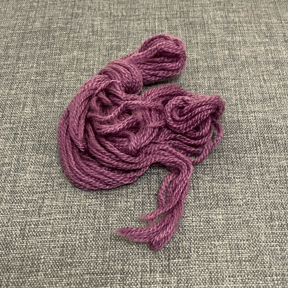 Purple Needlepoint Thread Yarn